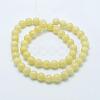 Natural Mashan Jade Round Beads Strands G-D263-6mm-XS06-3