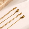 Stainless Steel Cable Chains Necklaces for Women PW-WG55944-01-5