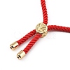 Adjustable Nylon Twisted Cord Slider Bracelets BJEW-JB05322-01-3