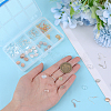 SUNNYCLUE DIY Blank Dome Earring Making Kit DIY-SC0021-61-3