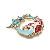 Alloy Enamel Pendants ENAM-S021-01G-B-2