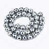 Electroplate Glass Beads Strands EGLA-S177-08A-03-2