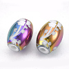 Electroplate Glass Beads EGLA-S173-03C-B-1