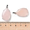 Natural Rose Quartz Pendants G-U002-01P-G-3