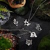 Unicraftale 20Pcs 5 Styles 201 Stainless Steel Pendants STAS-UN0035-61-3