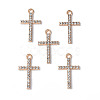 Alloy Crystal Rhinestone Pendants X-PALLOY-F288-03KCG-4