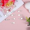 10Pcs Stainless Steel Connector Charms STAS-SZ0003-17B-6