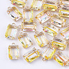 Transparent Glass Pendants GLAA-T007-20E-1