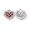 Alloy Rhinestone Pendants ALRI-K049-14B-2