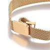 Iron Mesh Chain Bracelet Making MAK-E667-01G-2