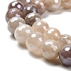 Electroplated Natural Quartz Round Beads Strands G-L598-A06-01-4