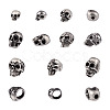7Pcs 7 Style 304 Stainless Steel Beads FIND-PJ0001-15-9