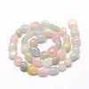 Natural Morganite Beads Strands G-R445-6x8-28-2