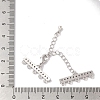 Brass Micro Pave Cubic Zirconia Chain Extender KK-L216-004D-P-3