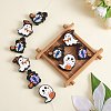 12Pcs 4 Style Halloween Silicone Beads JX753A-4