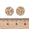 Brass Micro Pave Clear Cubic Zirconia Beads KK-Z059-04G-3