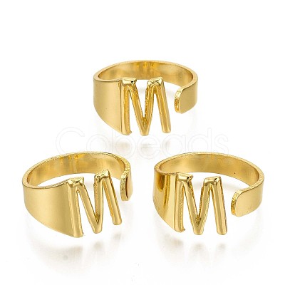 Alloy Cuff Finger Rings X-RJEW-S038-195M-G-NR-1