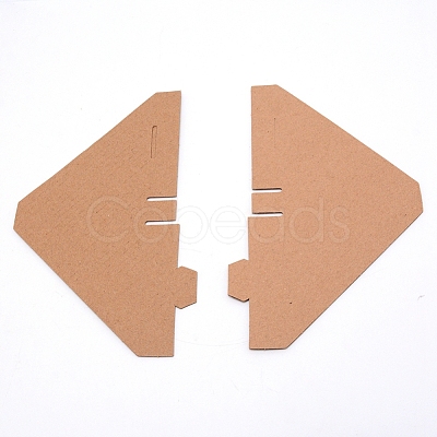 Safety Kraft Paper Photo Album Corner Protector AJEW-WH0143-12A-1