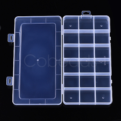 Rectangle Polypropylene(PP) Bead Storage Container CON-N013-03-1