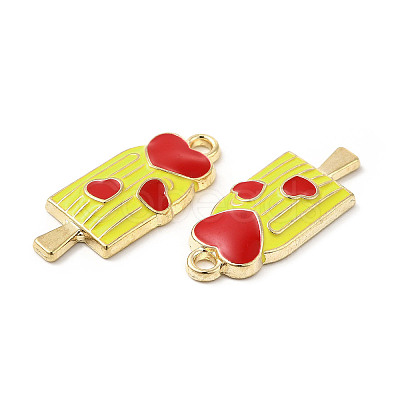 Summer Theme Alloy Enamel Pendants ENAM-B050-06G-01-1