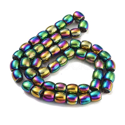 Synthetic Magnetic Hematite Beads Strands G-P545-H01-01B-1