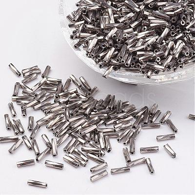 Glass Twisted Bugle Beads SEED-E002-9mm-TH-1