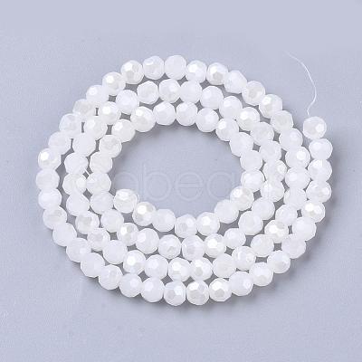 Electroplate Glass Beads Strands EGLA-R018-4mm-7-1