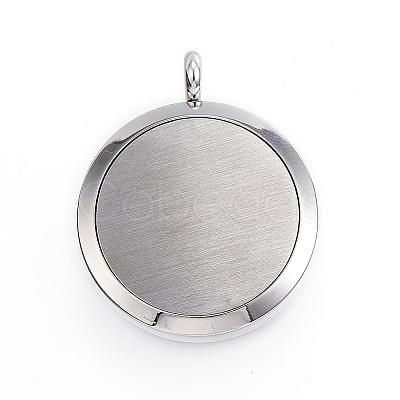 316 Surgical Stainless Steel Diffuser Locket Pendants STAS-P102-014-1