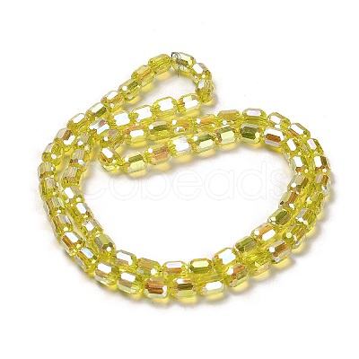 Electroplate Glass Beads Strands EGLA-D030-19B-1