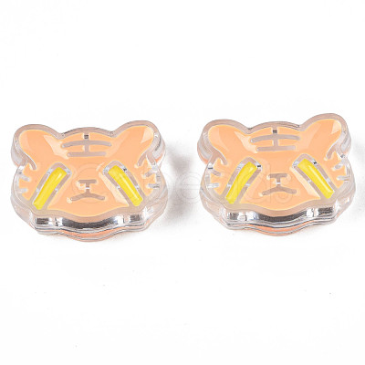 Transparent Acrylic Beads ACRC-T002-01B-1