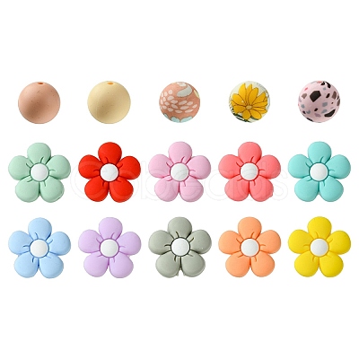 Food Grade Eco-Friendly Silicone Beads SIL-YW0001-23-1