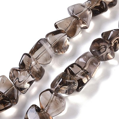 Natural Smoky Quartz Beads Strands G-B072-C01-01-1