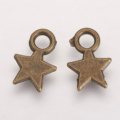 Tibetan Style Stamping Blank Tag Charms Pendants X-TIBEP-A123046-AB-FF-1