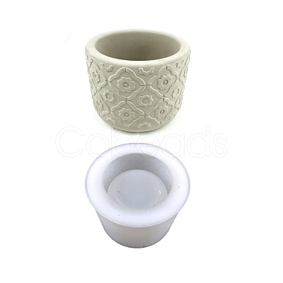 Column Flower Pot Silicone Molds DIY-M039-18A-1