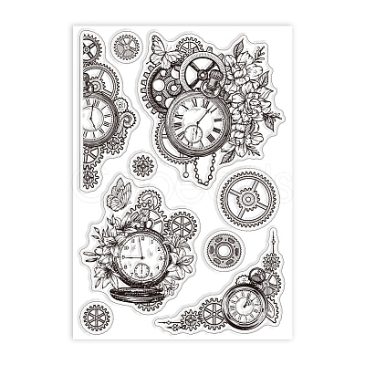 Custom PVC Plastic Clear Stamps DIY-WH0448-0506-1