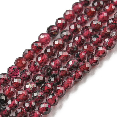 Natural Garnet Beads Strands G-O186-D01-A-1