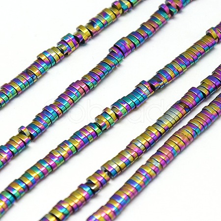 Electroplate Non-magnetic Synthetic Hematite Beads Strands G-I094-06-1