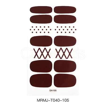 Full Cover Nail Art Stickers MRMJ-T040-105-1