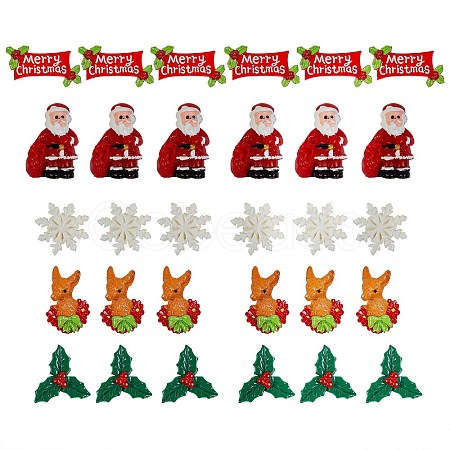 Christmas Theme Plastic Home Display Decorations AJEW-SZ0001-14-1