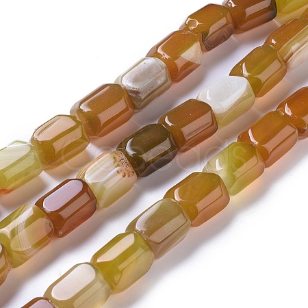 Natural Agate Beads Strands G-L542-B04-1
