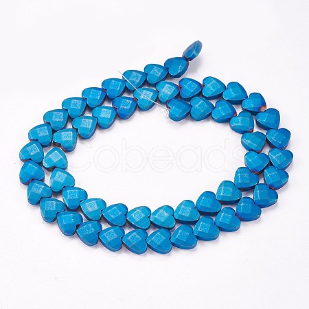 Electroplate Non-magnetic Synthetic Hematite Beads Strands G-P367-I-09-1