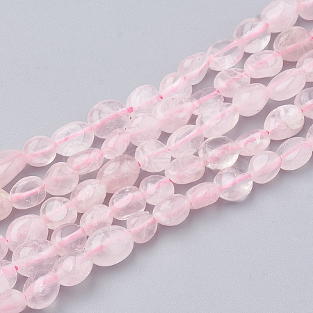 Natural Rose Quartz Beads Strands G-S151-06-1