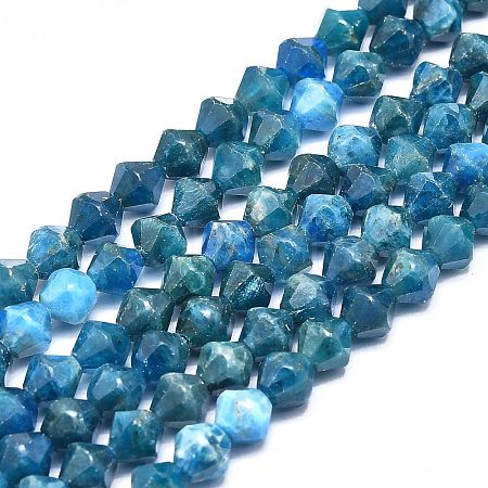 Natural Apatite Beads Strands G-F715-024-1