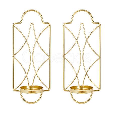 Wall Hanging Iron Candle Holders HJEW-WH0042-33MG-1