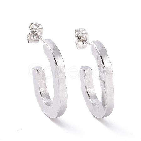 304 Stainless Steel Stud Earring for Women EJEW-F287-04P-1