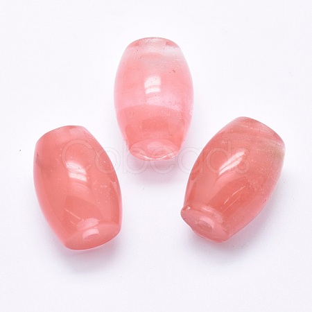 Other Watermelon Stone Glass Beads G-P384-U04-1
