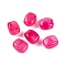 Acrylic Bead, Imitation Jade, Rectangle, Fuchsia, 13x11x8mm, Hole: 1.5mm. 510pcs/500g