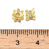 Rack Plating Brass Beads KK-B088-10A-G-3