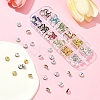 156Pcs 12 Styles Brass with Iron Rhinestone Spacer Beads FIND-FS0002-44-8