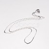 304 Stainless Steel Necklace X-MAK-K062-11A-P-1
